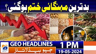 Geo News Headlines 1 PM  19h May 2024 [upl. by Arrekahs659]