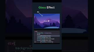 Glass Effect usando CSS 🔥 🔥 🔥 🔥 [upl. by Agueda]