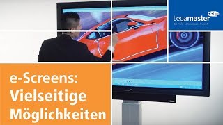 Legamaster eScreens Vielseitige Möglichkeiten [upl. by Lleunamme]