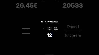 How To Convert Kilograms To Pounds  MiKm iOS [upl. by Jehanna367]