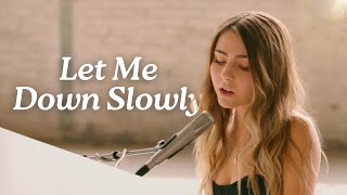 Let Me Down Slowly by Alec Benjamin  acoustic cover by Jada Facer [upl. by Immak]