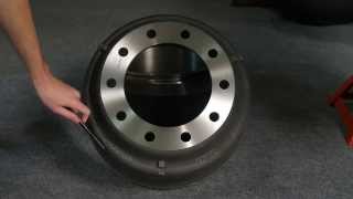 Gunite Brake Drum Service Video [upl. by Vish899]