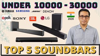 Best Soundbar 2020 India 🇮🇳 Comparison Between 10 Soundbars amp 8 Brands ⚡⚡ [upl. by Yeniffit]