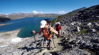 Chilkoot Trail 3 day hike Dyea Alaska  Bennett Lake Canada biker jack bikerjack [upl. by Eenafit800]