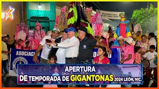 Apertura de Temporada de Gigantonas 2024 León Nic [upl. by Enitsenre]