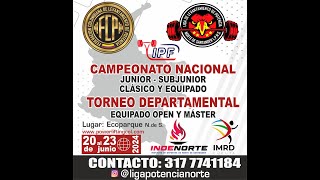 CAMPEONATO NACIONAL JUNIOR SUBJUNIOR CLASICO Y EQUIPADO CUCUTA 2024  COLOMBIA [upl. by Lang]