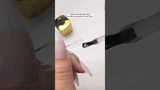 GelX application step by step🥰 apresgelx apresnail apresapresgelcouleur [upl. by Ocirederf]