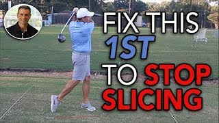 Fix this 1st to Stop Slicing Your Driver [upl. by Anidem]