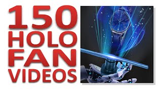 150 exclusive Hologram Fan videos 3D Logo animations for hologram LED fan 3D Hologram animations [upl. by Chapen]