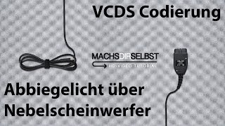 Audi A3 8V Abbiegelicht über NSW codieren mit VCDS Tutorial HD [upl. by Avot21]