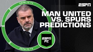 Man United vs Tottenham Predictions 🔮 Frank still believes in Postecoglou  ESPN FC [upl. by Jeffries]