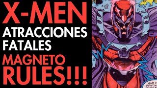 XMEN ATRACCIONES FATALES MAGNETO PATEANDO comics xmen magneto wolverine lobezno [upl. by Kubis135]