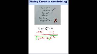 Teaching from Common Mistakes Inverse Function Correct mathhack maths algebra satmathhacks [upl. by Pretrice128]