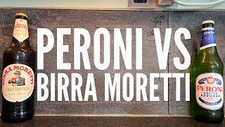 Peroni Nastro Azzurro Vs Birra Moretti  The Battle Of The Two Italian Lager Heavyweights [upl. by Caldwell]