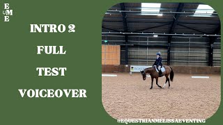 Intro 2 Full Test Voiceover  equestrianmelissaeventing [upl. by Ewall]