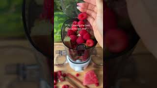 Sweet amp Tart Hydration Watermelon Rhubarb and Pomegranate Juice Blend shorts juicingrecipes [upl. by Oreves]