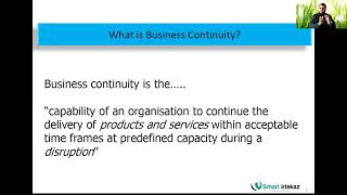 Understanding Business Continuity ISO 22301 Introduction and Implementation [upl. by Sheryl790]