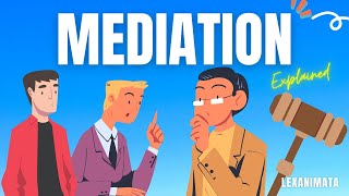 Mediation vs Litigation Alternative Dispute Resolution Law simplified by Hesham Rafei [upl. by Eilama749]