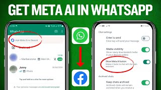 How to Get Meta Ai on WhatsApp Android Best Method [upl. by Aerbua]