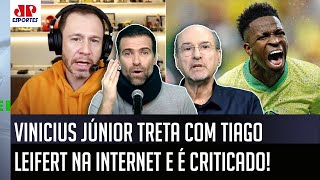 quotO Vinicius Júnior PERDEU A MÃO com o Tiago Leifert cara EU TEMO que elequot TRETA na Seleção [upl. by Akinak]