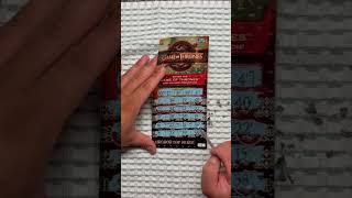 Texas lottery scratch card Game of Thrones 3 [upl. by Nylicaj429]