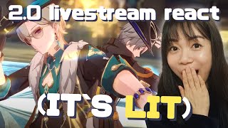 THIS UPDATE IS A DREAM COME TRUE  Honkai Star Rail 20 LIVESTREAM REACT [upl. by Cantone]