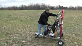 flying my home made paramotor trike on airfield [upl. by Naga]