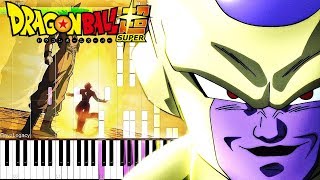 Dragon Ball Super OST  Golden Frieza  Piano Tutorial [upl. by Vanzant]