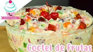 Ensalada de Gelatina con Crema Pastelera [upl. by Gaskins912]