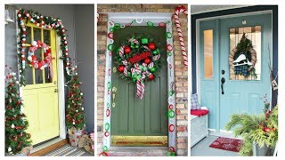 14 Ideias de portas com Decorações Natalinas para você Arrasar nesse Natal de 2019 [upl. by Kolva]