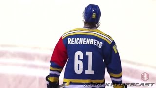 Alex Reichenbergs VolleyGoal vs GeneveServette  CHL  Sep 3 2015 HD [upl. by Handler511]