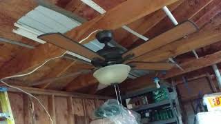 Shirtless Video of the 52quot Hampton Bay Larson Ceiling Fan [upl. by Kwok]