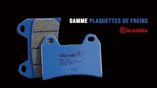 Gamme Plaquettes de Frein Moto Brembo [upl. by Gradey]