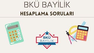 BİTKİ KORUMA ÜRÜNLERİ BAYİ VE TOPTANCILIK SINAVI  2024 HESAPLAMA SORULARI BKUBayilik [upl. by Navert]