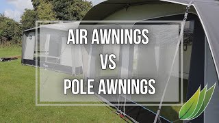 caravan awnings  Air versus Pole awnings [upl. by Platt37]