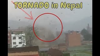 Tornado in Nepal  tornado live [upl. by Naesed596]