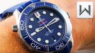 Omega Seamaster Diver 300m 21032422003001 Luxury Watch Review [upl. by Allertse]