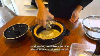 Chicken Ginger Rice  Japanese amp Donabe Cooking [upl. by Fahy982]