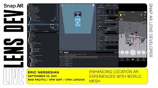 Enhancing Location AR Experiences with World Mesh  Lens Studio Livestream [upl. by Akemahs151]