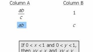 GRE Math Practice Algebra  Example 1 [upl. by Emmey]