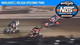 World of Outlaws NOS Energy Drink Sprint Cars  Volusia Speedway Park  March 5 2023  HIGHLIGHTS [upl. by Broek]