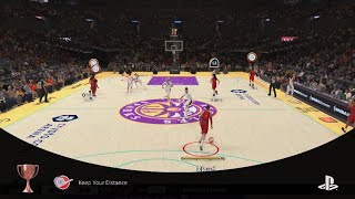 NBA 2K25 Keep Your distance Trophy [upl. by Ahsinet]