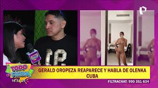 Gerald Oropeza sobre Olenka Cuba quotNunca tuve nada con ellaquot [upl. by Ynnub]