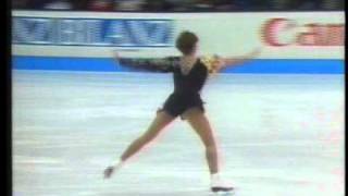 Marina Kielmann GER  1993 World Figure Skating Championships Ladies Free Skate [upl. by Hanan]