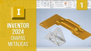 Apresentação do Curso  Inventor 2024 Chapas Metálicas [upl. by Earehs320]