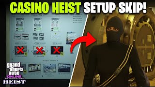 GTA Online Casino Heist Setup Skip  Easy Guide [upl. by Enyleuqcaj]