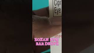 Zoxan EyeEar Drops Uses in hindi eyes eyedrops drops [upl. by Thurlough]