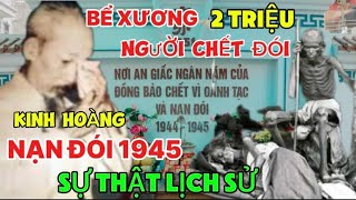 Bể Xương 2 Triệu Người Chết Đói Năm 19441945 Kinh Hoàng Lịch Sử Việt Nam [upl. by Lardner]