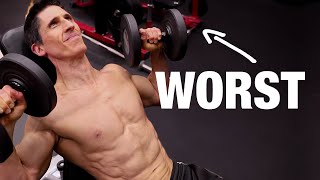 Chest Exercises Ranked WORST TO BEST [upl. by Ymrej]