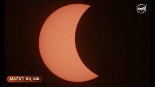 Solar eclipse Watch NASAs broadcast of the event [upl. by Nestor]